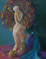 Figure With Wreath
